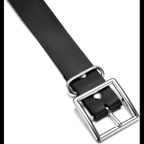 MILAKOO Women Faux Leather Harness Garter Belt Waist Belt with Punk Metal Chain main image 4
